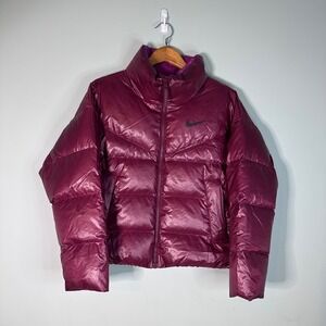 Nike Sportswear Down-Fill Windrunner Puffer Jacket Burgundy Size S CU5094-638